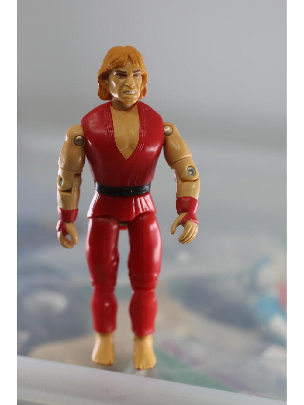Street Fighter Action Figure Vintage Movie Edition Ken Masters 4" 1993